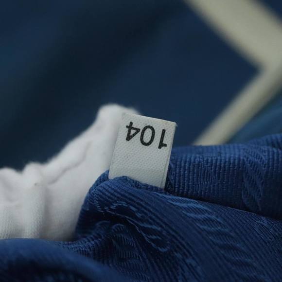 PRADA Hand Bag Nylon Leather 2way Blue White Silver Auth fm3972 - Picture 12 of 16